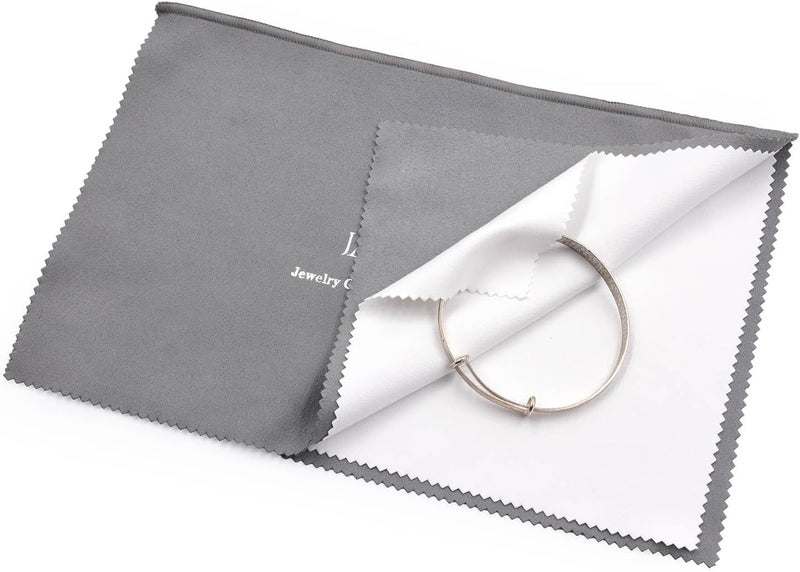 JARGOD Pro Size Silver Polishing Cloth Jewelry Cleaning Cloth 11" X 14" inches for Cleaning Gold, Silver and Platinum Jewelry Coins Watch, Keeps Jewelry Clean and Shining. (Pack of 1) - Image 3
